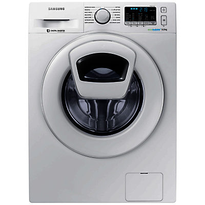 Samsung AddWash WW90K5410WW/EU Washing Machine, 9kg Load, A+++ Energy Rating, 1400rpm Spin, White